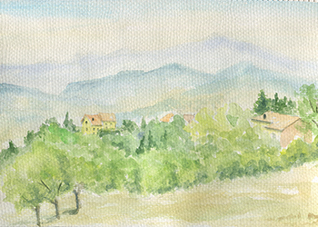 View from Castel rigione